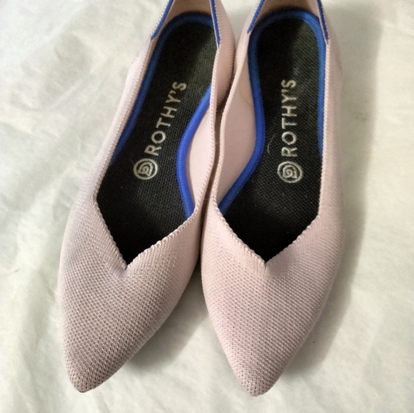 Rothy’s The Point in Petal Pink Size 8 - Picture 10 of 16